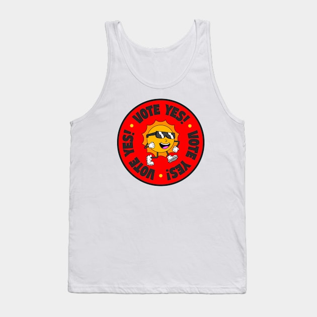 Vote Yes On The Indigenous Voice To Parliament - Australia Tank Top by Football from the Left